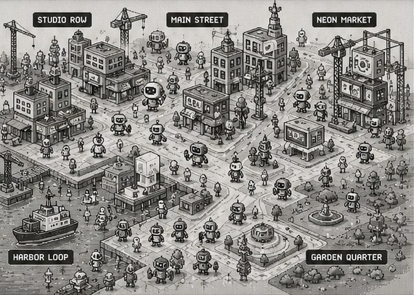 New Bot City districts